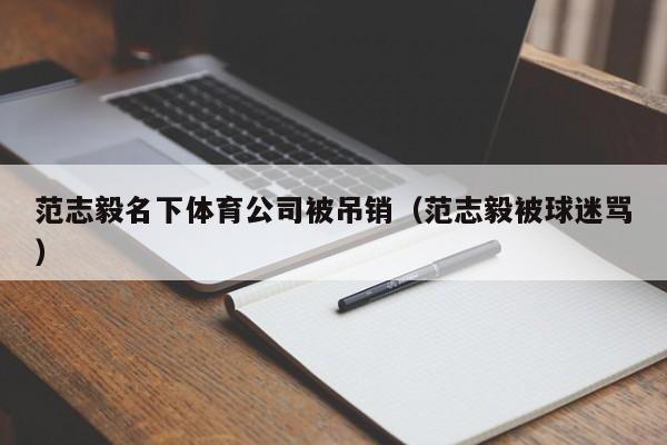 范志毅名下体育公司被吊销（范志毅被球迷骂）