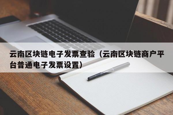 云南区块链电子发票查验（云南区块链商户平台普通电子发票设置）