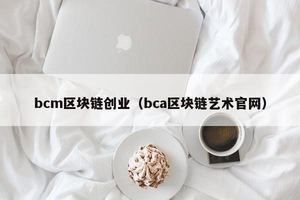 bcm区块链创业（bca区块链艺术官网）