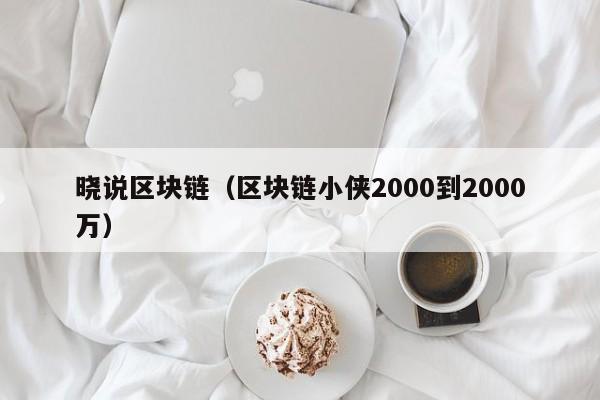 晓说区块链（区块链小侠2000到2000万）